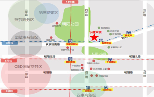 乐融大厦地图